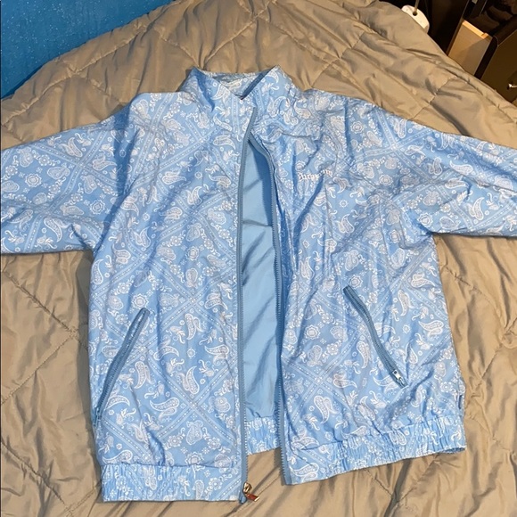 supreme blue bandana jacket